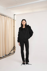 DRAPED JERSEY PANTS (-60%)