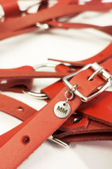 ORBIT LEATHER HARNESS [Red]