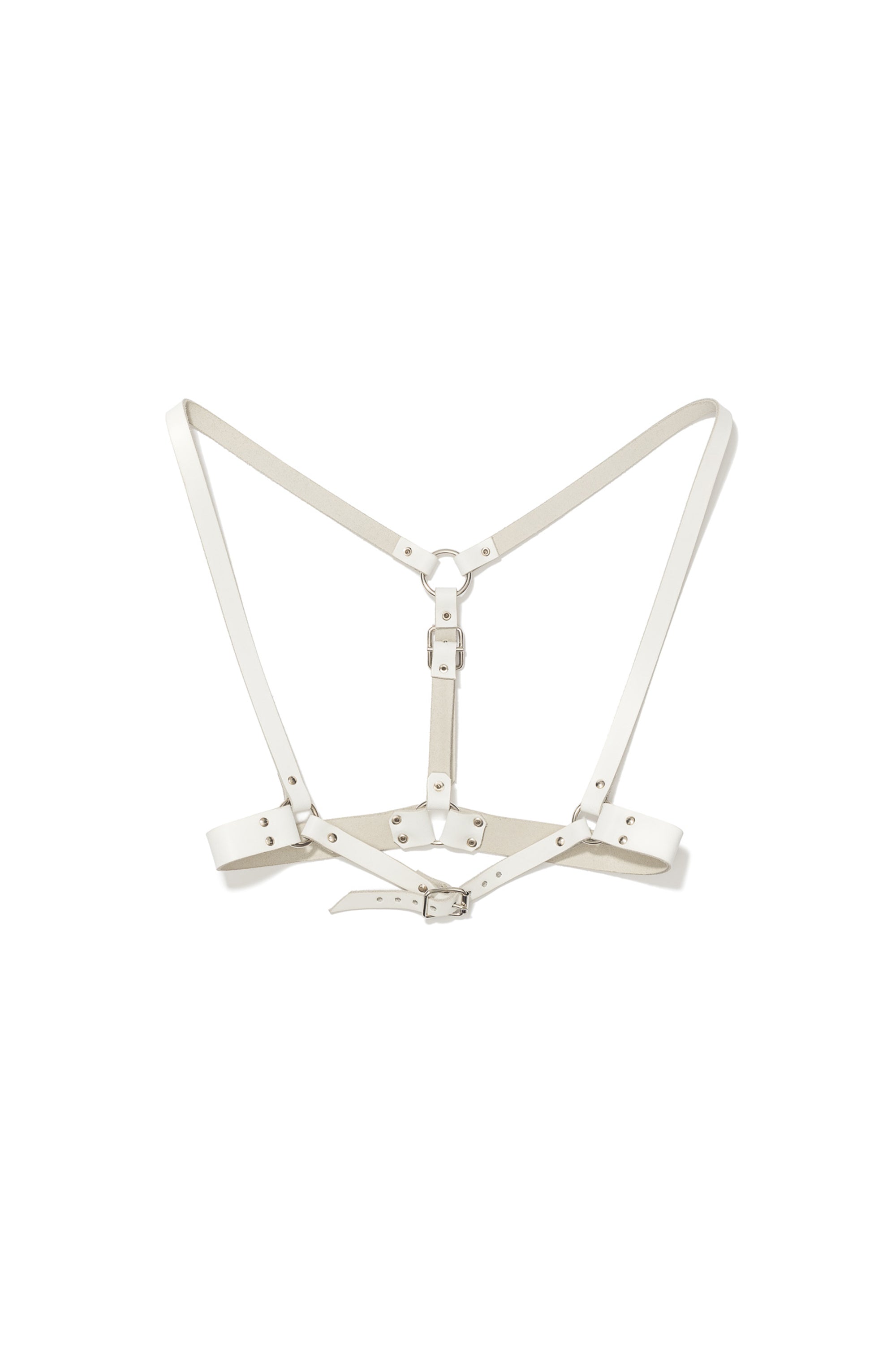 ORBIT LEATHER HARNESS [White]