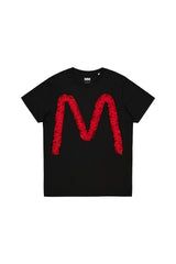 LETTER T-SHIRT_black_red
