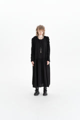 RUFFLE DRESS_black