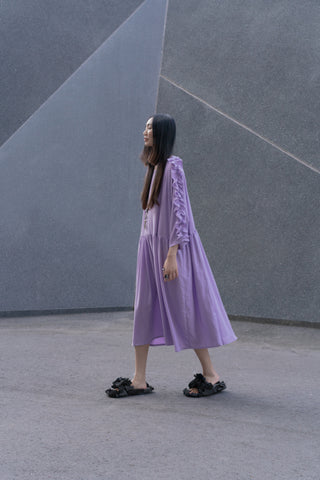 RUFFLE DRESS_lavender (-70%)
